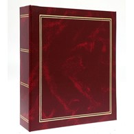 Glue bound pocket album with paper inner sheets 10x15/200 BS46200 CLASSIC BURGUNDY