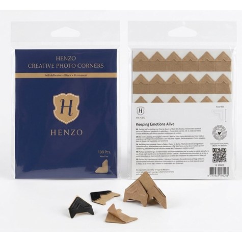 Henzo Kraft Photo Corners 108 pcs 1842300