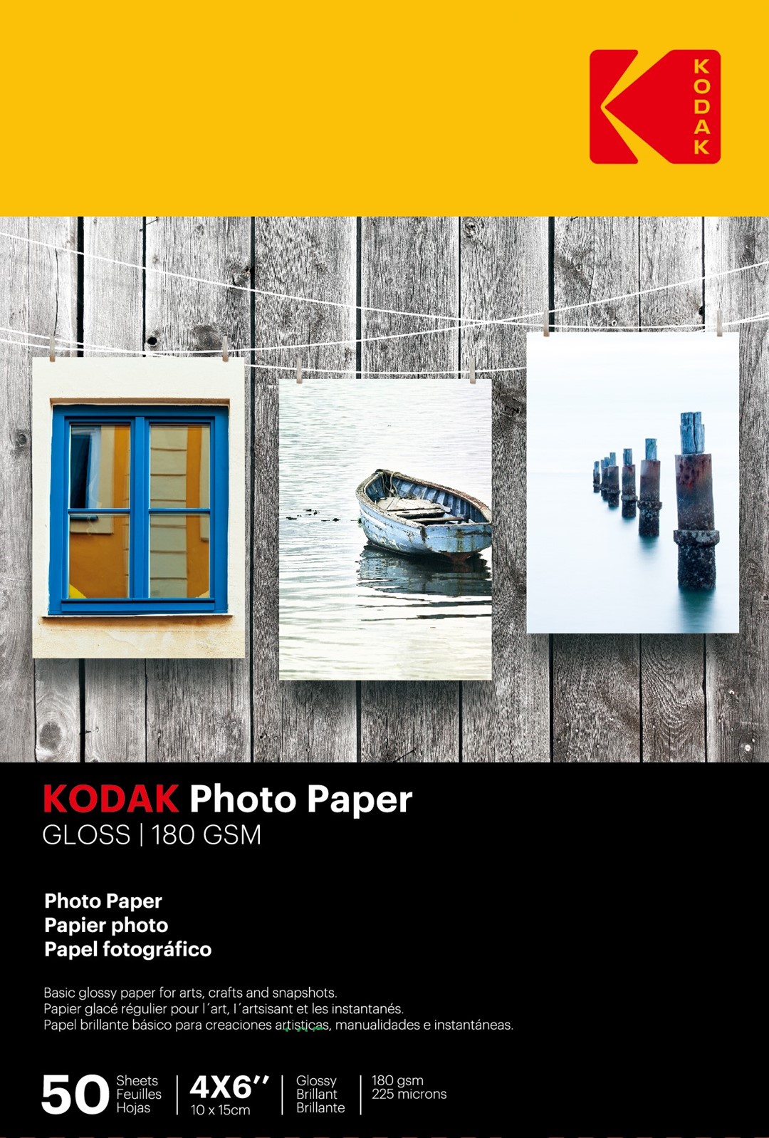 Kodak Photo Paper Glossy 180 g/m2/ 4R / 10x15cm / 50 pcs / 740506