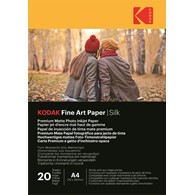 Papier fotograficzny Kodak Fine Art Paper Silky 260 g/m2 / A4 / 21x29,7cm / 20 szt / 891720