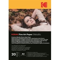 Papier fotograficzny Kodak Fine Art Paper Metallic 240 g/m2 / A4 / 21x29,7cm / 20 szt / 891722