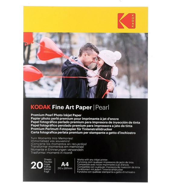 Kodak Fine Art Paper Pearl 240 g/m2 / A4 / 21x29,7cm / 20 pcs / 891724