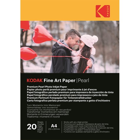 Papier fotograficzny Kodak Fine Art Paper Pearl 240 g/m2 / A4 / 21x29,7cm / 20 szt / 891724