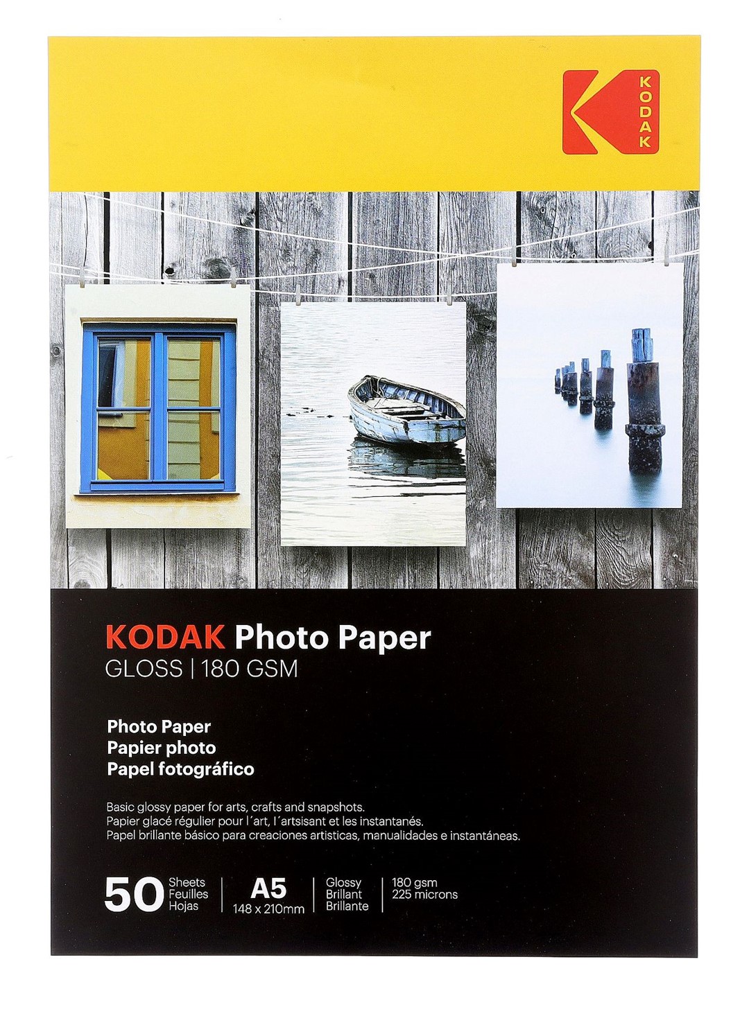 Kodak Photo Paper Glossy 180 g/m2/ A5 / 15x21 cm / 50 szt / 891726