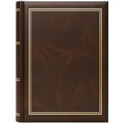 Book bound pocket album 9x13/200 B35200S CLASSIC BROWN