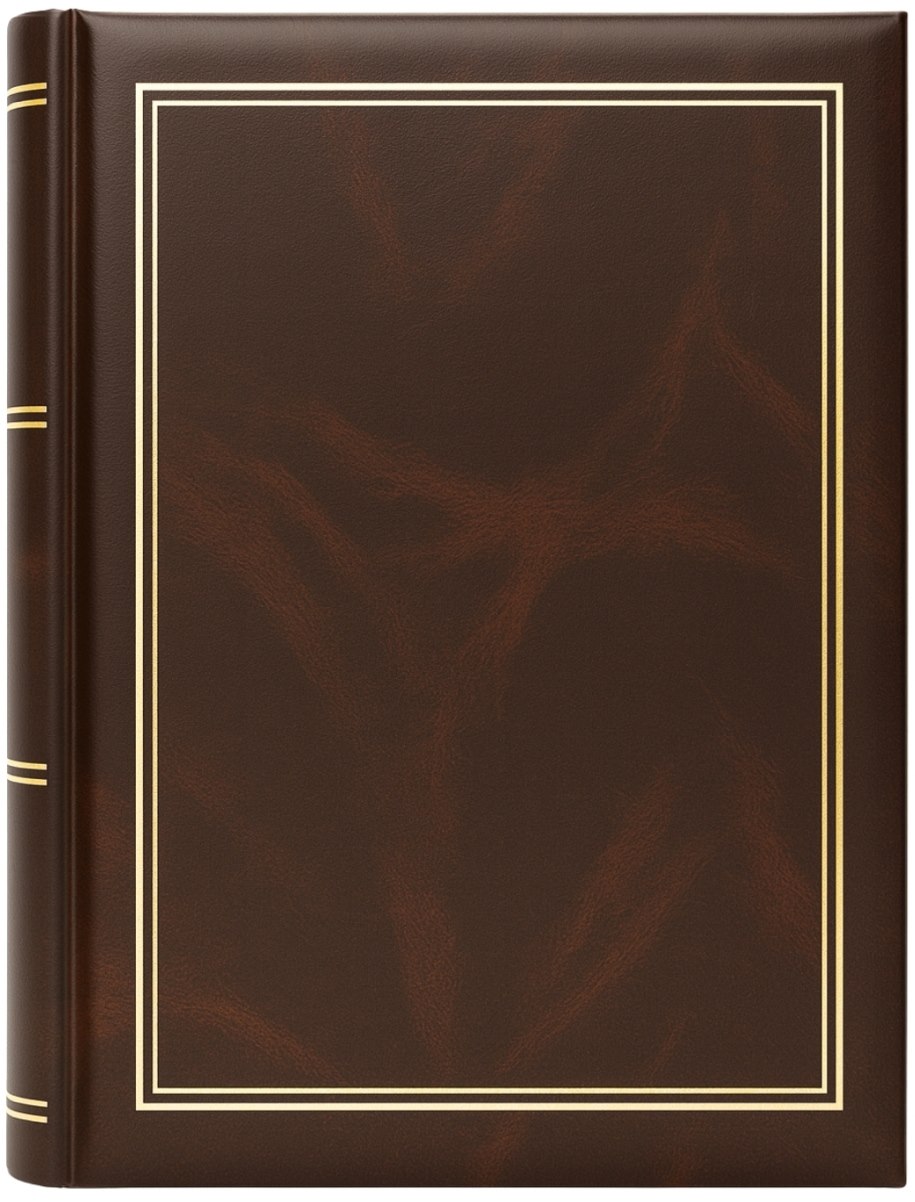 Book bound pocket album 9x13/200 B35200S CLASSIC BROWN