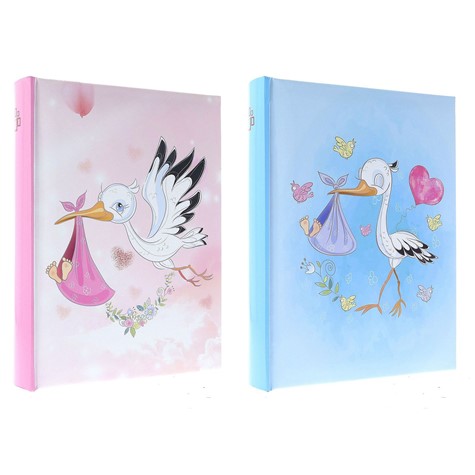 Book bound pocket album 9x13/200 B35200S STORK LOVE
