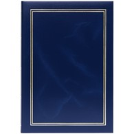 Pocket album szyty B46100SC-BLUE<br>
Photo size: 10x15<br>
Number of photos: 100<br>
Photos per page: 1<br>
