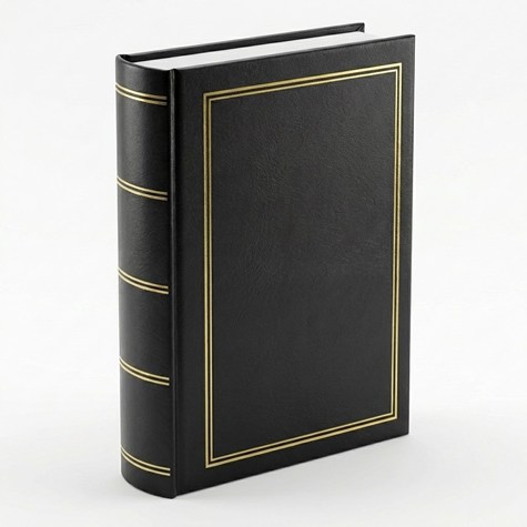 Book bound pocket album 10x15/200 B46200S CLASSIC BLACK