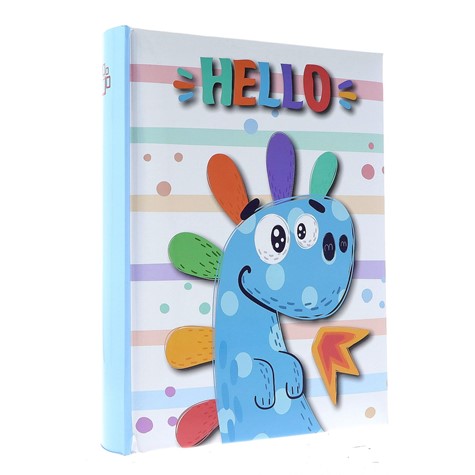 Book bound pocket album 10x15/200 B46200S HELLO BLUE