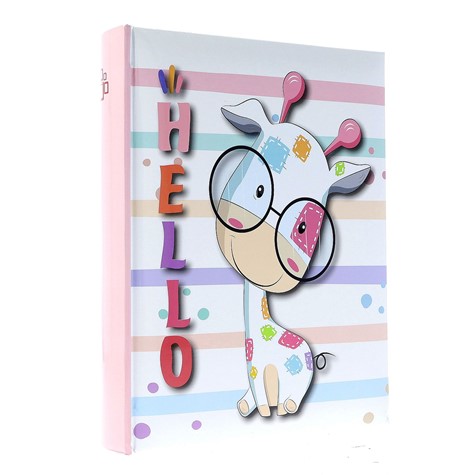 Book bound pocket album 10x15/200 B46200S HELLO PINK
