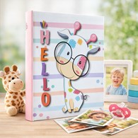 Album kieszeniowy szyty 10x15 cm 200 zdjęć B46200SHELLOPINK