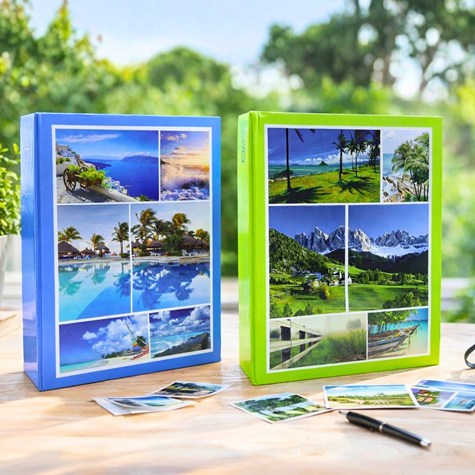 Book bound pocket album 10x15/200 B46200S LAKE