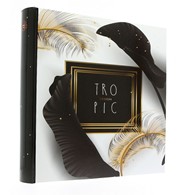 Book bound photo album 10x15/500 B46500S BLACK LEAF