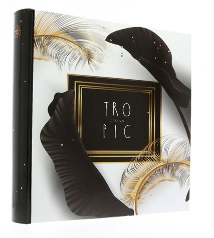 Album kieszeniowy szyty B46500SBLACKLEAF<br>
Rozmiar zdjęć: 10x15<br>
Ilość zdjęć: 500<br>
Ilość zdjęć na stronie: 5<br>