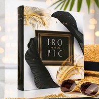 Book bound photo album 10x15/500 B46500S BLACK LEAF