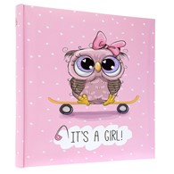 Book bound photo album 10x15/500 B46500S OWL PINK