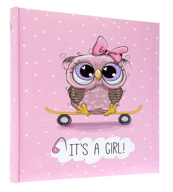 Book bound photo album 10x15/500 B46500S OWL PINK