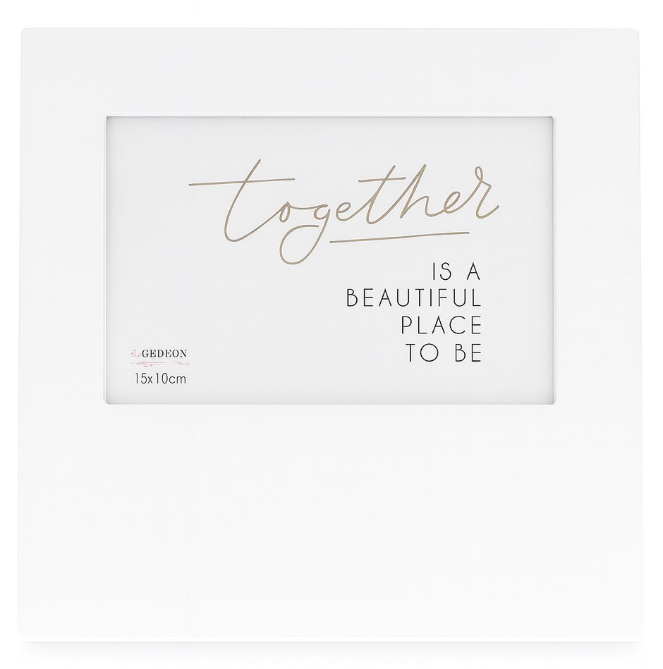 Ramka drewniana B46WHITE<br>
Rozmiar ramki: 15x10<br>