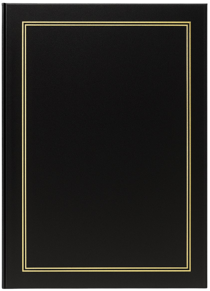 Book bound pocket album 15x21/100 B68100S CLASSIC BLACK