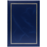 Book bound pocket album 15x21/100 B68100S CLASSIC BLUE