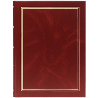 Book bound pocket album 15x21/100 B68100S CLASSIC BURGUNDY