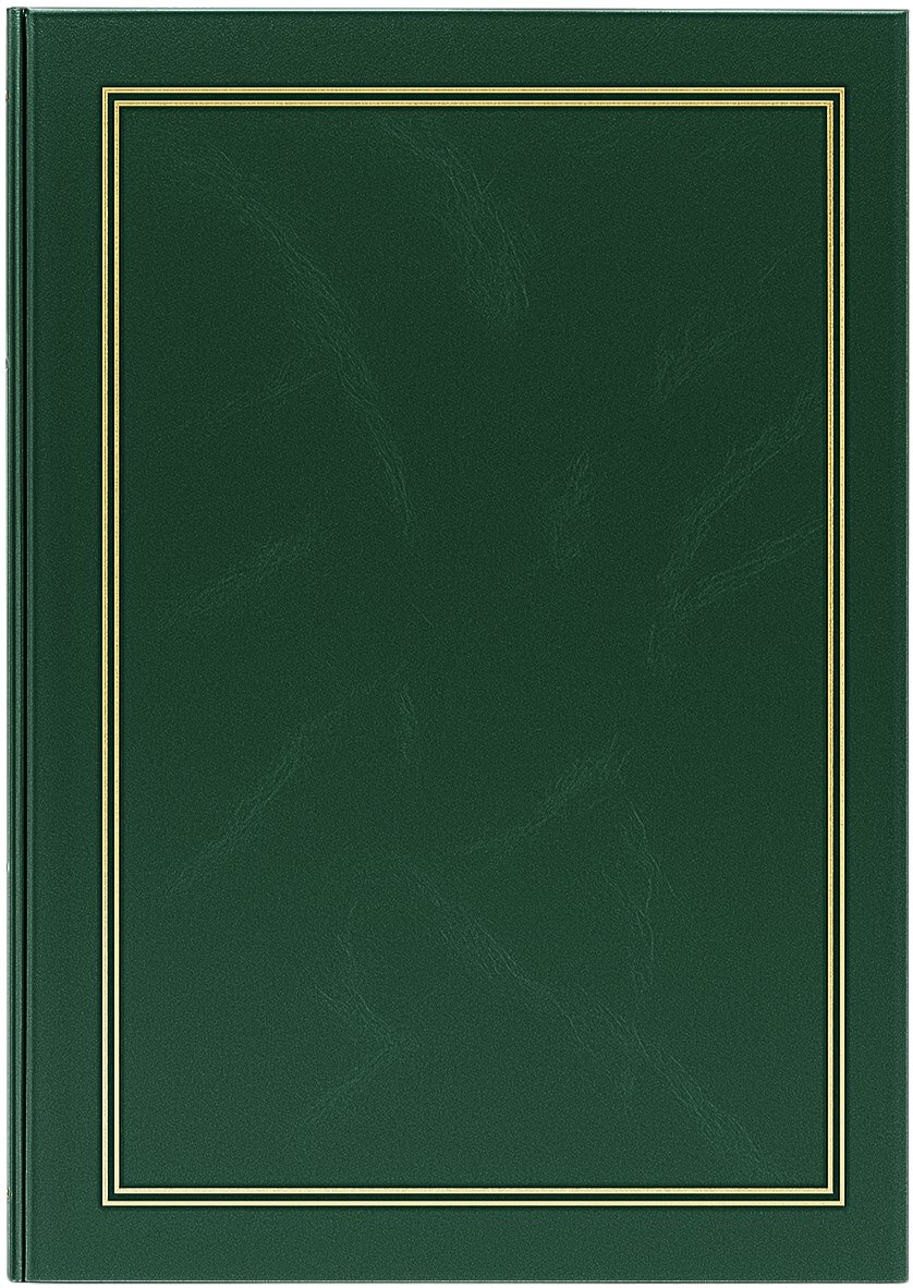 Book bound pocket album 15x21/100 B68100S CLASSIC GREEN