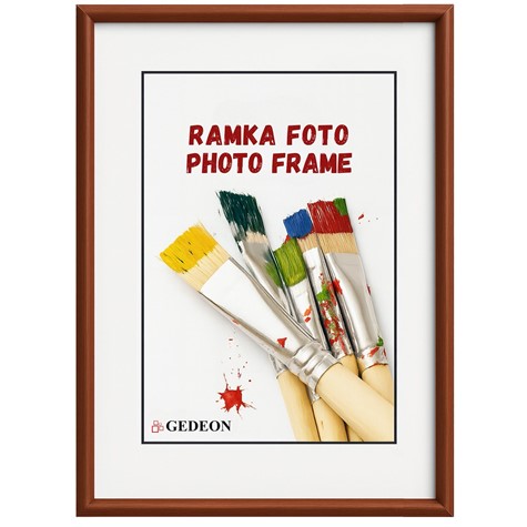 Frame 10x15 plastic BB1015BRplx brown plexi