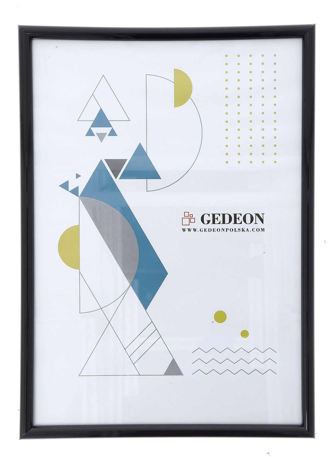 Plastic frame 21x29,7plast. black, glass  BB2129,7Bg