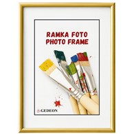 Ramka 21x29,7plast. gold, plexi  BB1521Gplx