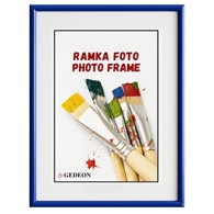 Frame 30x40 plastic BB3040BLplx blue plexi