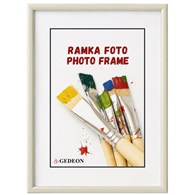 Frame 30x40 plastic BB3040IV ivory glass