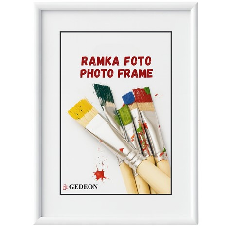Frame plastic 50x60 BD5060Wplx white plexi