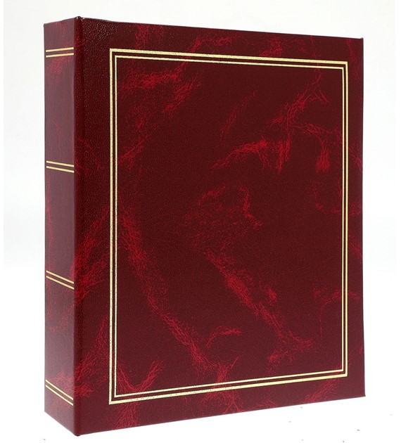 Glue bound pocket album with paper inner sheets 10x15/200 BS46200 CLASSIC BURGUNDY