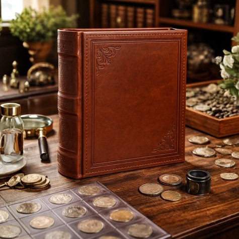 Album na monety bez wkładów foliowych 17x21cm CA21 JOURNAL-2