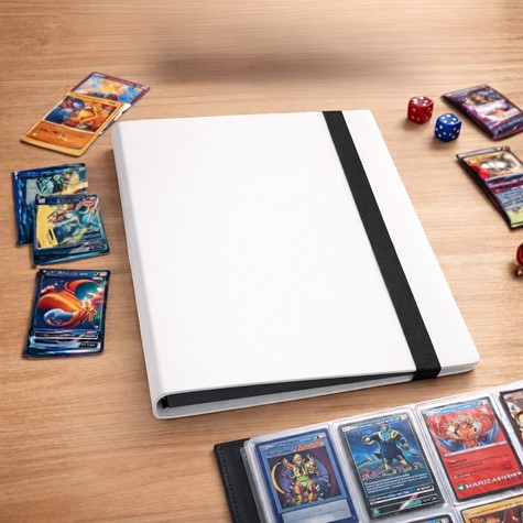 Card collection binder 70x94mm for 160 cards CG160 EXPERT WHITE