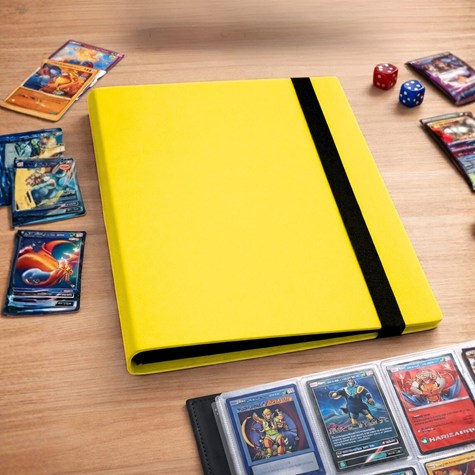 Card collection binder 70x94mm for 160 cards CG160 EXPERT YELLOW