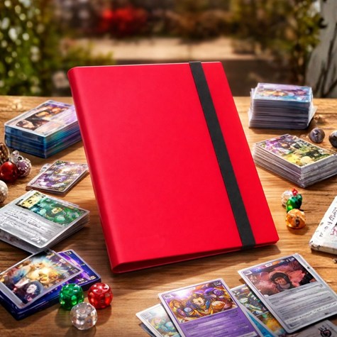 Card collection binder 70x94mm for 360 cards CG360 EXPERT RED