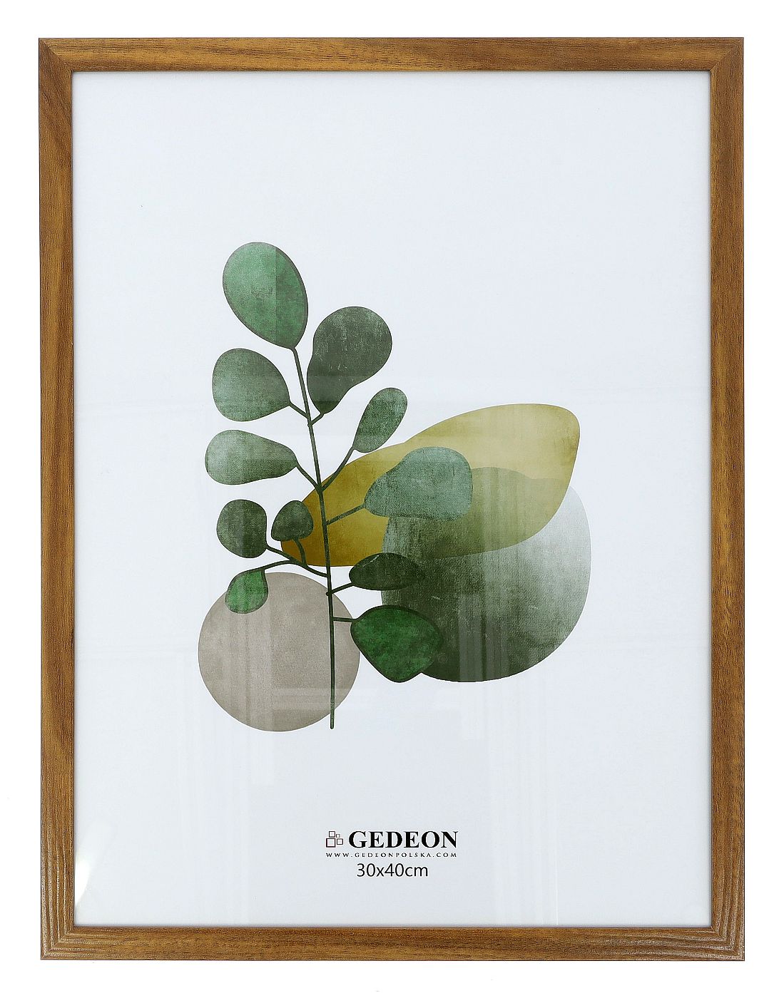 Wooden frame 30x40cm with plexi D1030P (15x9mm)