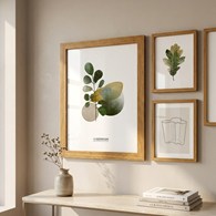 Ramka 30x40cm drewniana z pleksą D1030P (15x9mm)