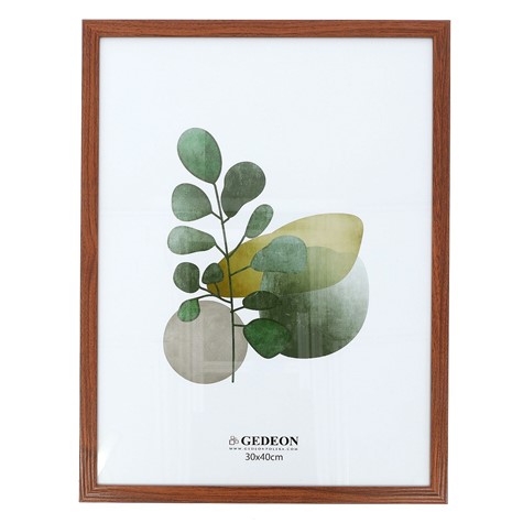 Wooden frame 30x40cm with plexi D1130P (15x9mm)