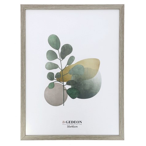 Wooden frame 30x40cm with plexi D1730P (15x9mm)