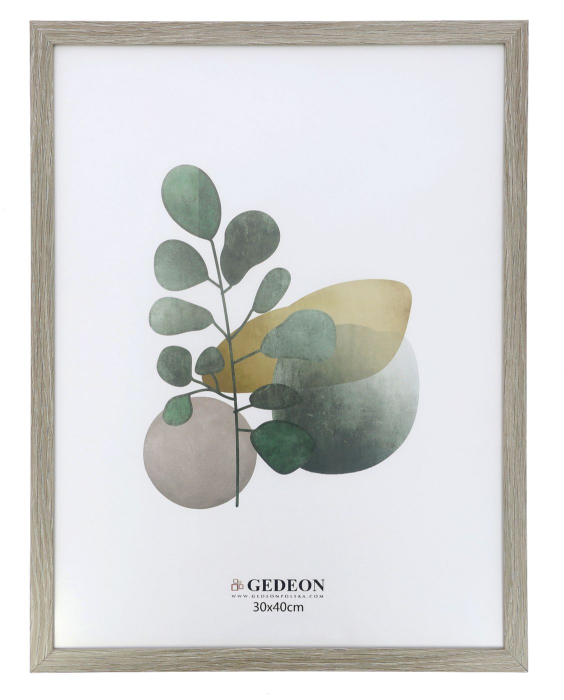 Wooden frame 30x40cm with plexi D1730P (15x9mm)