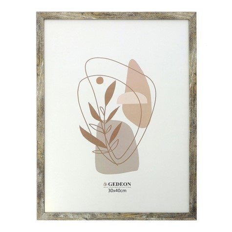 Wooden frame 30x40cm with plexi D2130P (15x9mm)