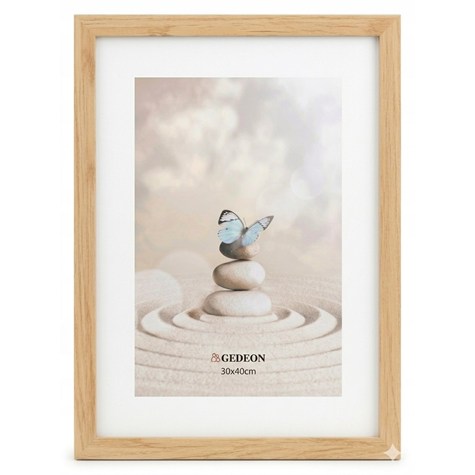 Ramka 30x40cm drewniana z pleksą D2930P (15x9mm)