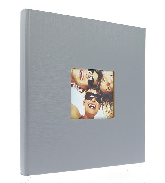 Book bound tradtional album 29x32/60 DBCL30 BASIC GREY