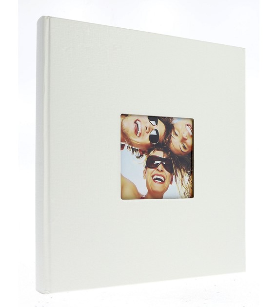 Book bound tradtional album 29x32/60 DBCL30 BASIC WHITE