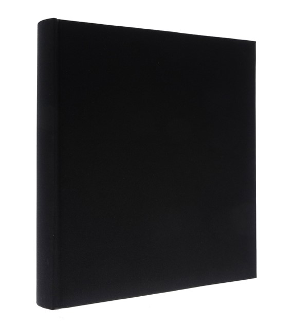 Book bound tradtional album 29x32/60 DBCL30 LINEN BLACK