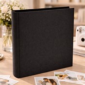Book bound tradtional album 29x32/60 DBCL30 LINEN BLACK(B)