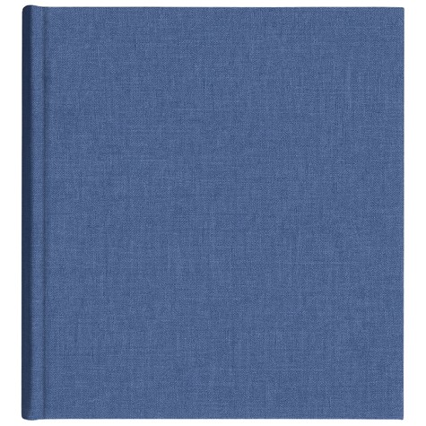Book bound tradtional album 29x32/60 DBCL30 LINEN BLUE(B)